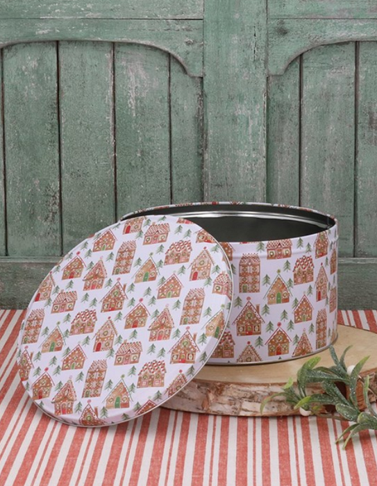 Gisela Graham Gingerbread House Cake Tin