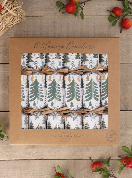 Gisela Graham Festive Trees Christmas Crackers