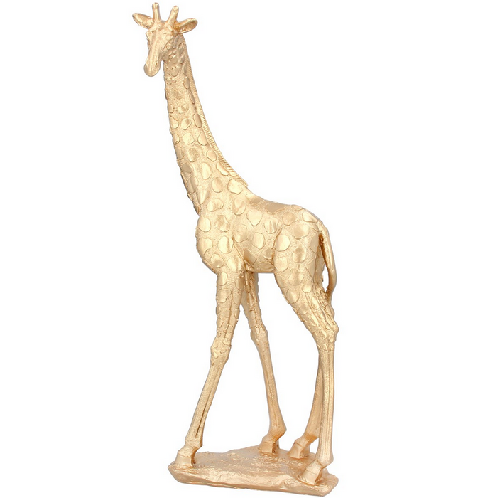 Gisela Graham Golden Giraffe Resin Ornament