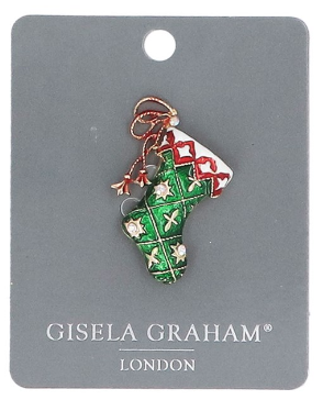 Gisela Graham Christmas Character Metal Brooch
