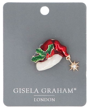 Gisela Graham Christmas Character Metal Brooch