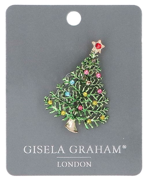 Gisela Graham Christmas Character Metal Brooch