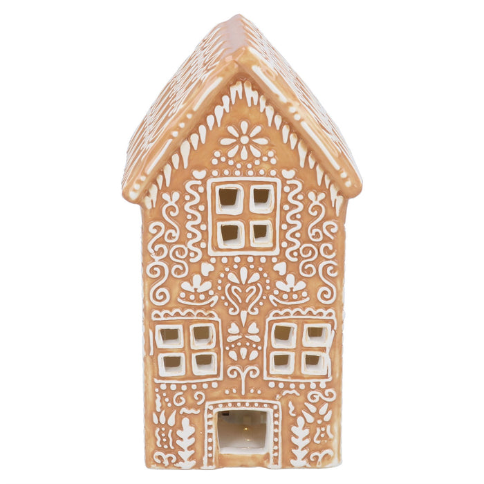 Gisela Graham Light Up Gingerbread Town House Ornament