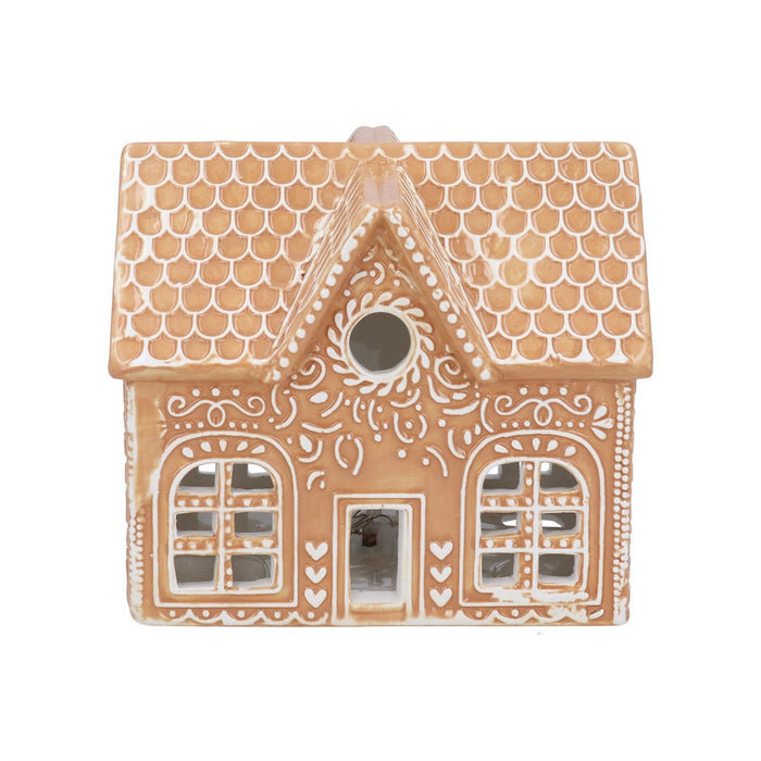 Gisela Graham Light Up Gingerbread House Ornament