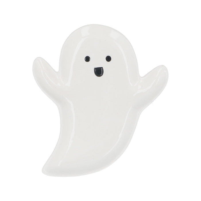 Gisela Graham Halloween Porcelain Ghost Plate