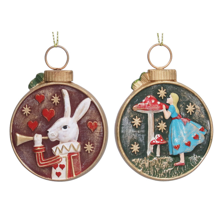 Gisela Graham Alice In Wonderland Hanging Decoration