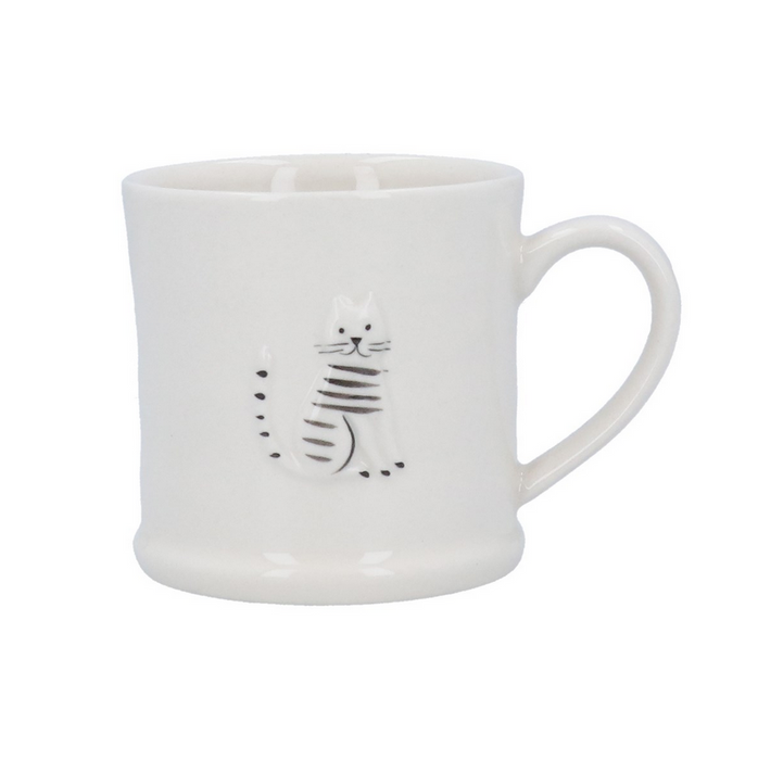 Gisela Graham Cat Stoneware Mini Mug