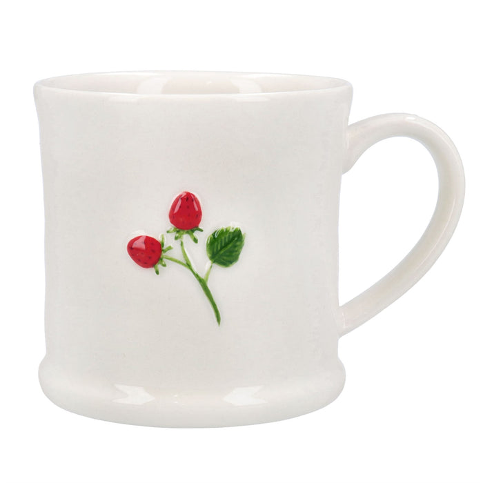Gisela Graham Strawberries Stoneware Mini Mug 7cm