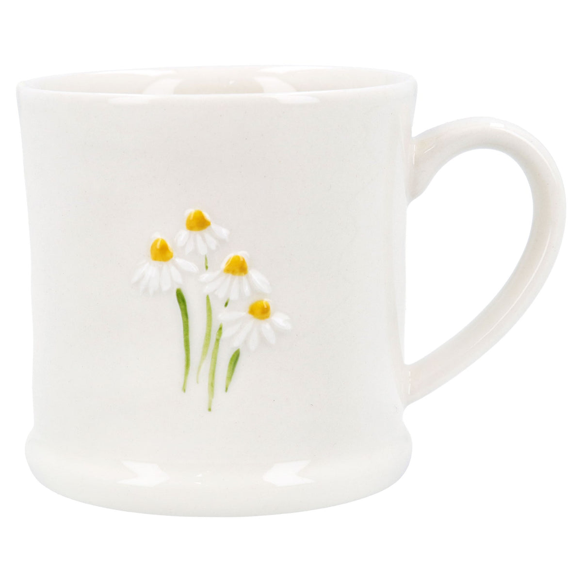Coprivaso In Ceramica Gres Gisela Graham 36612 – Piccolo, Bianco Smaltato Con Faccina