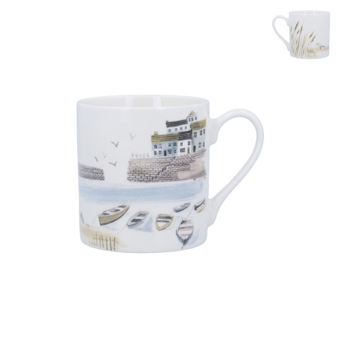 Gisela Graham Harbour Bone China Mug
