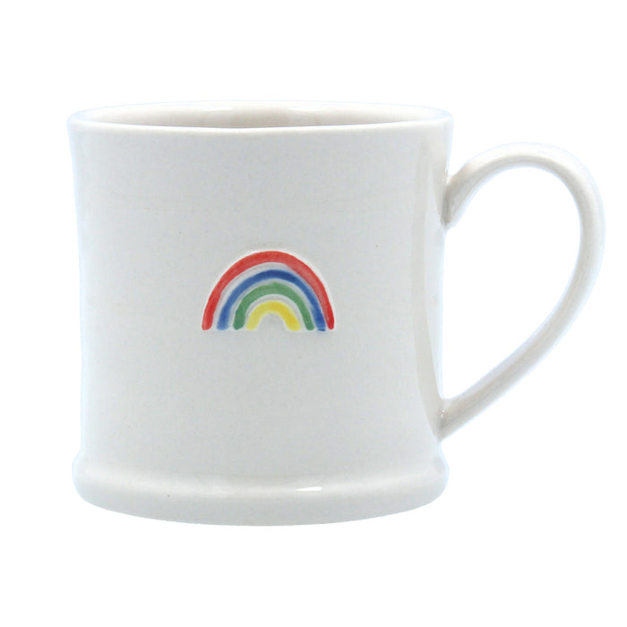 Gisela Graham Rainbow Stoneware Mug 9cm