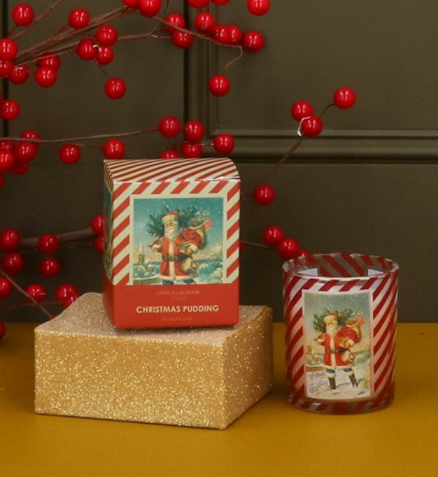 Gisela Graham Scented Nostalgia Santa Candle