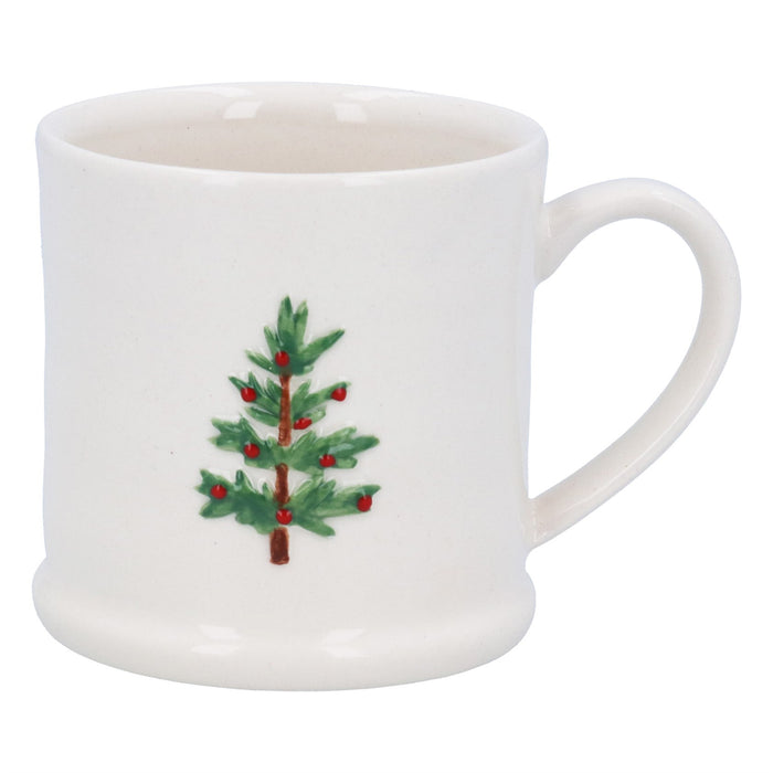 Gisela Graham Christmas Tree Stoneware Mini Mug