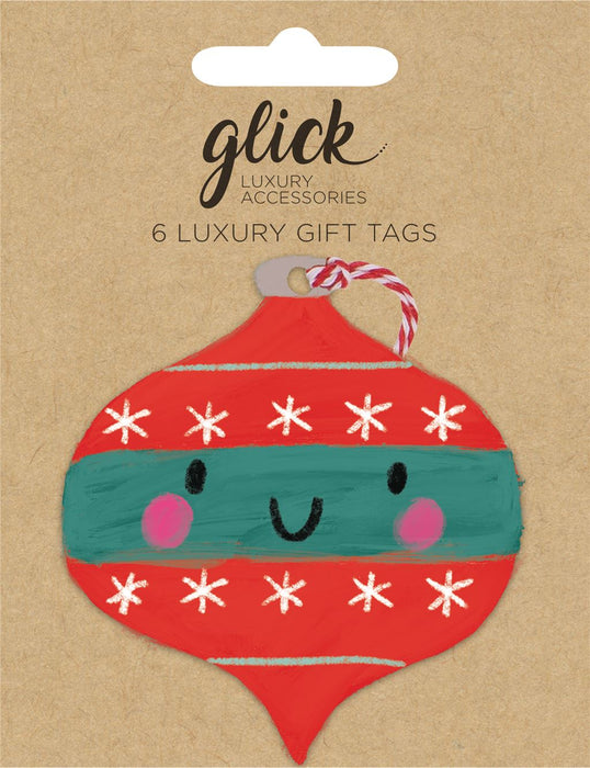 Glick Happy Bauble Multipack Gift Tag