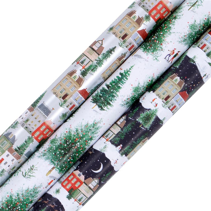 Glick Christmas Kraft 4 Metre Roll Wrapping Paper