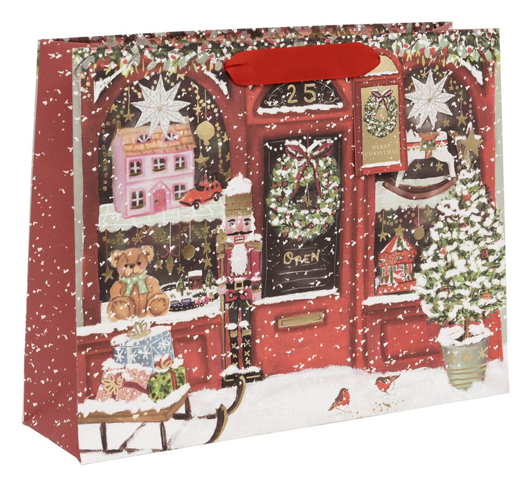 Glick Christmas Toy Shop Landscape Gift Bag