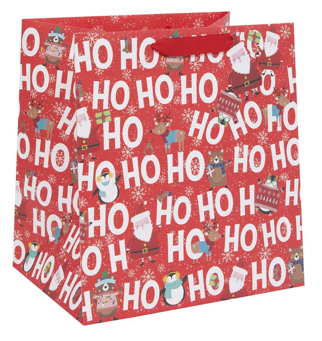 Glick Festive HoHoHo Deep Shopper Gift Bag