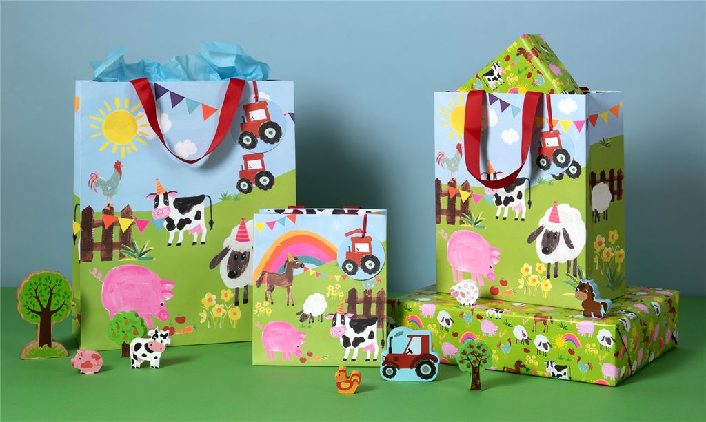 Glick Farmyard Gift Wrap
