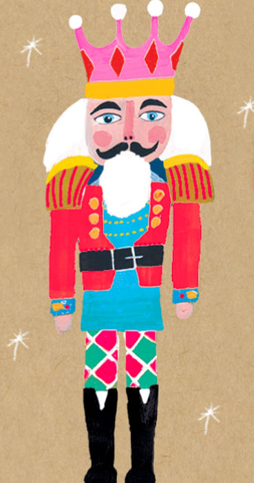 Glick Nutcracker Kraft Paper Hankies