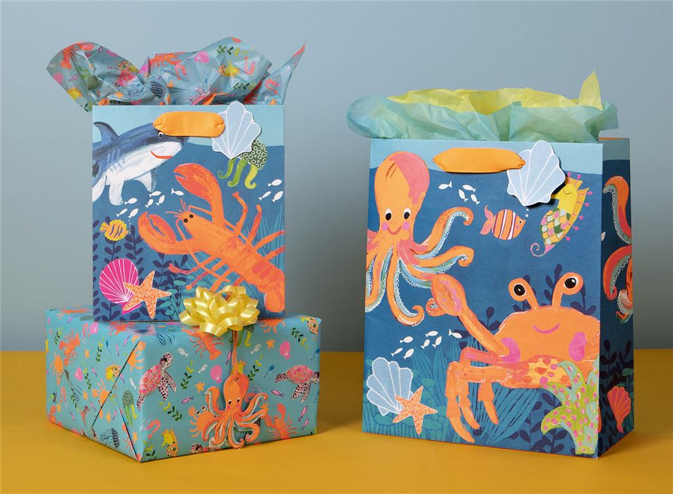 Glick Under The Sea Large Gift Bag