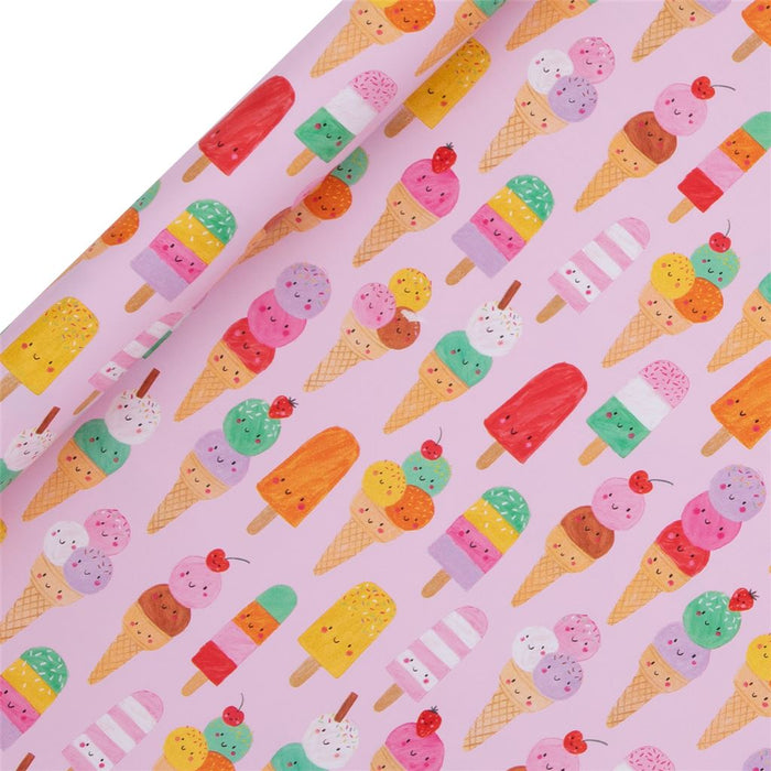 Glick Ice Cream Gift Wrapping Paper