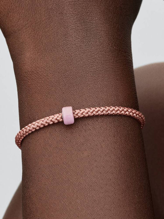 Pandora Pink Murano Glass Mini Charm Sterling Silver