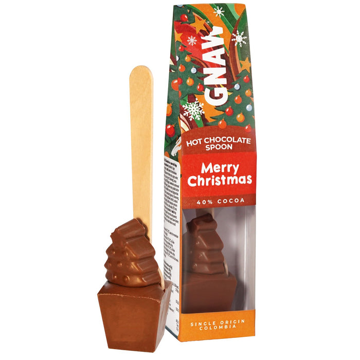 GNAW Merry Christmas Tree Hot Chocolate Spoon