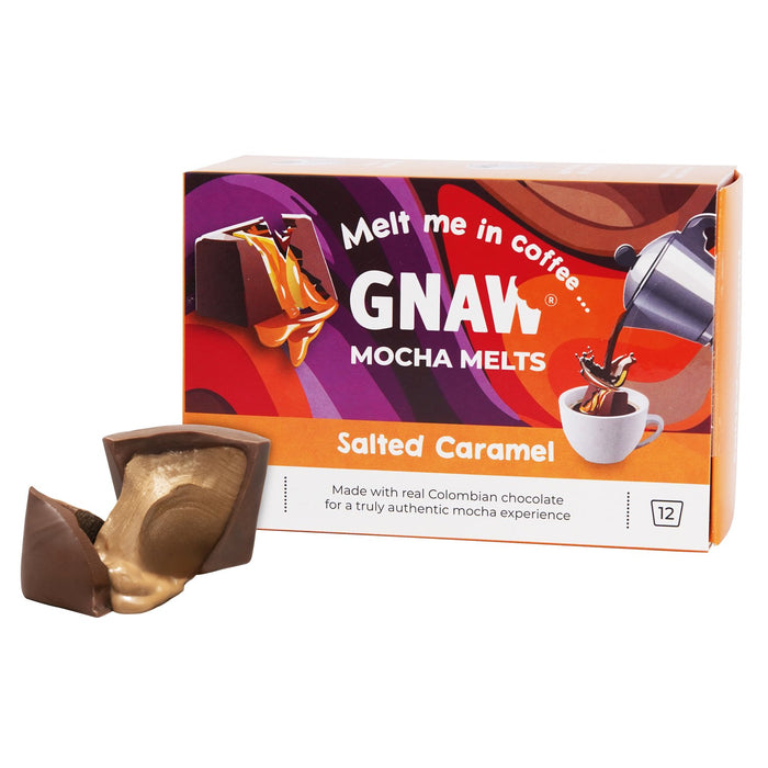 Gnaw Mocha Melts Salted Caramel Flavour 240g