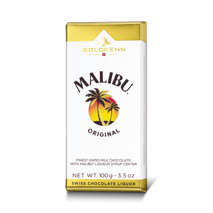 GoldKenn Malibu Original Liqueur Chocolate Bar