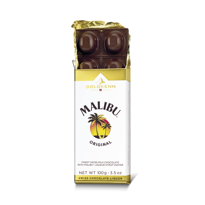 GoldKenn Malibu Original Liqueur Chocolate Bar