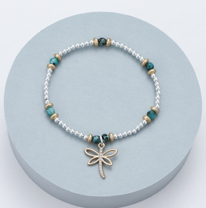 Gracee Jewellery Open Dragonfly Gold Bracelet