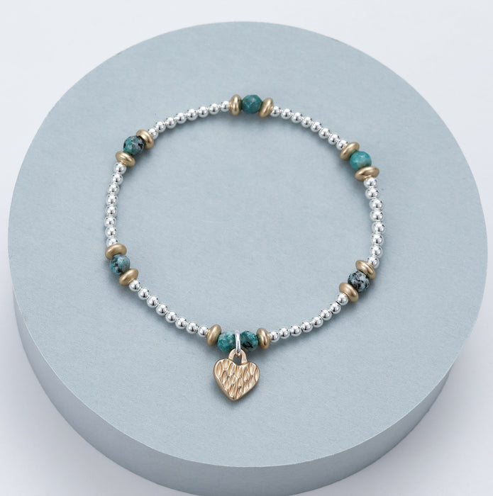 Gracee Jewellery Heart Gold Bracelet