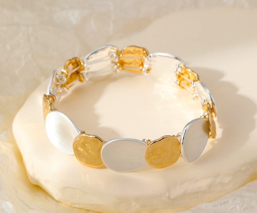 Gracee Jewellery Gold Disc Bracelet