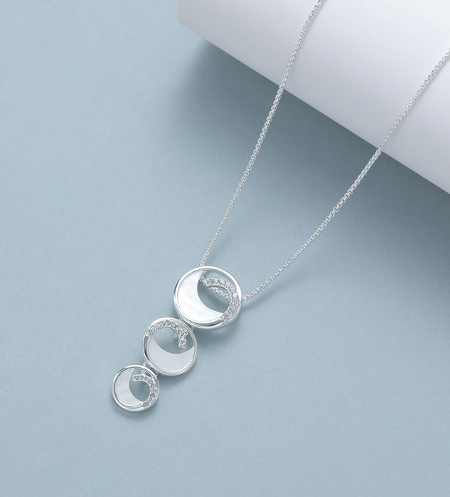 Gracee Jewellery Geometric Circle Shapes Necklace