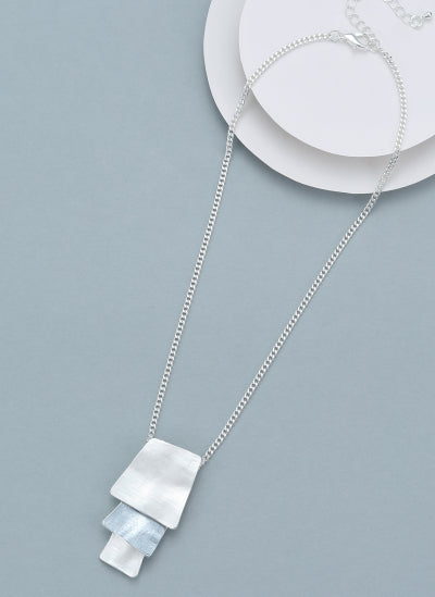 Gracee Jewellery Geometric Square Shapes Necklace