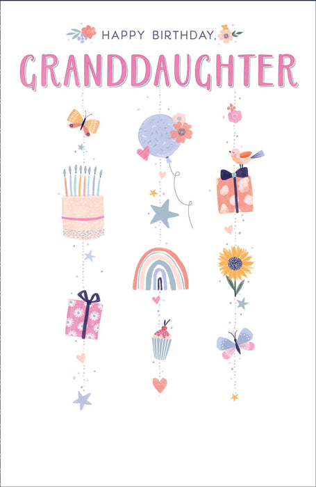 UKG 'Happy Birthday Granddaughter' Card