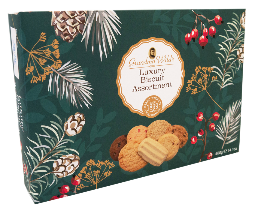 Grandma Wild's Luxury Christmas Biscuit Box