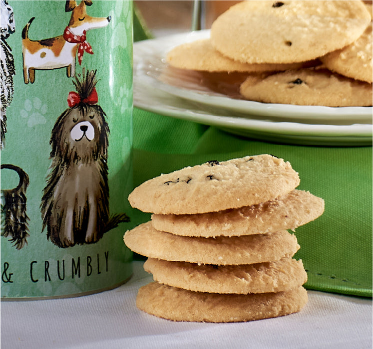 Grandma Wild's Embossed Dogs In Jumpers Chocolate Chip Biscuits Tube