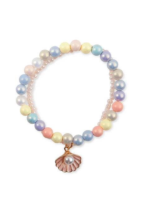 Great Pretenders Boutique Pastel Shell Bracelet Set Of 2