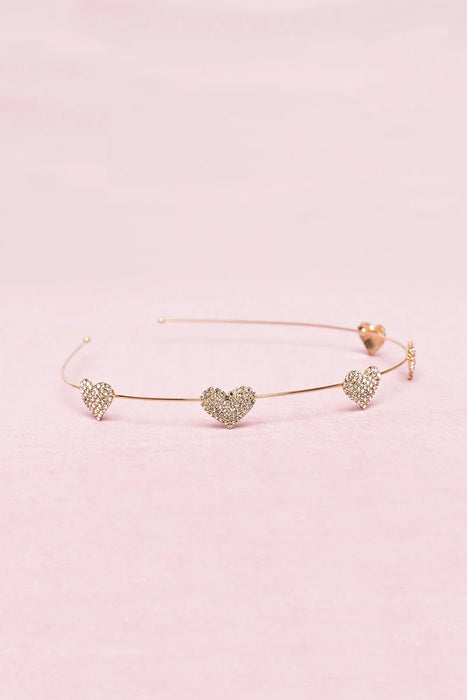Great Pretenders Boutique Rhinestone Heart Headband