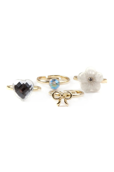 Great Pretenders Boutique Sassy Ring Set Of 4