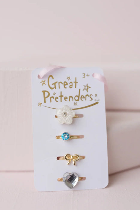 Great Pretenders Boutique Sassy Ring Set Of 4