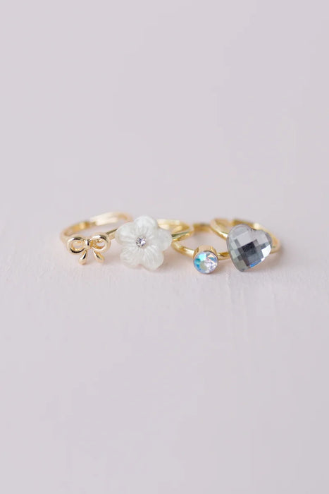 Great Pretenders Boutique Sassy Ring Set Of 4