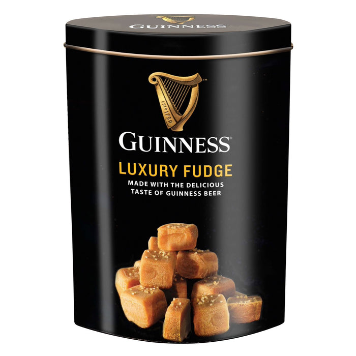 Guinness Oval Tin Of Luxury Fudge 250g