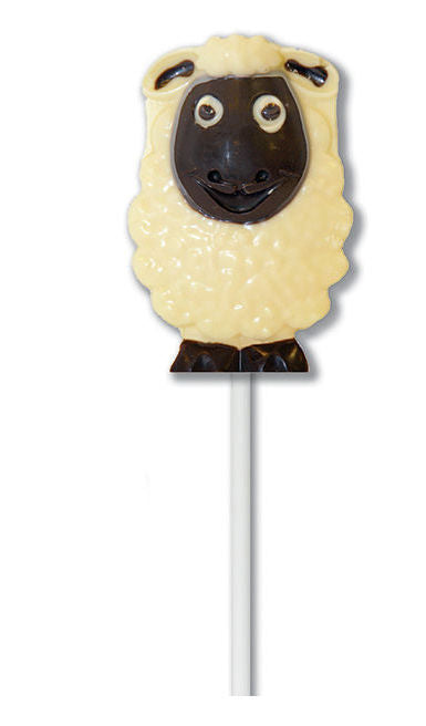 Welsh Chocolate Hand Decorated Chocolate Lollipops “Dolly the Sheep” Lollipop