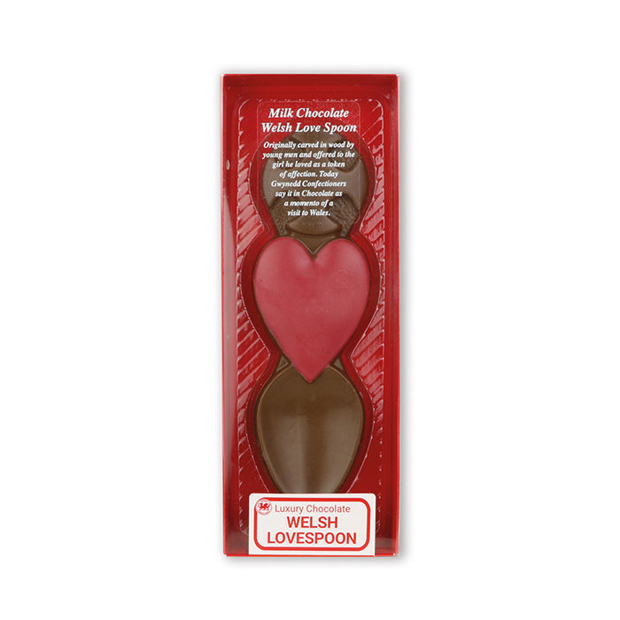 Welsh Chocolate Large Love Spoon