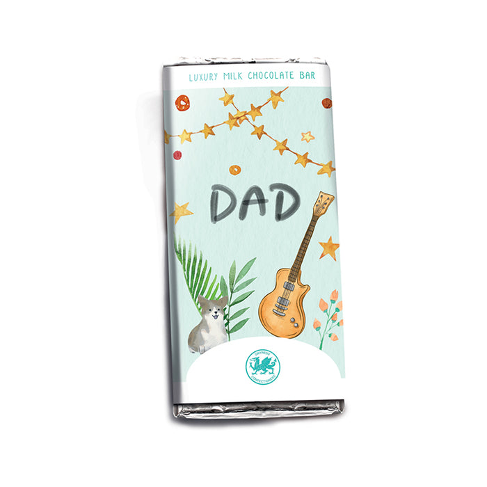 Welsh Chocolate Dad Milk Chocolate Bar