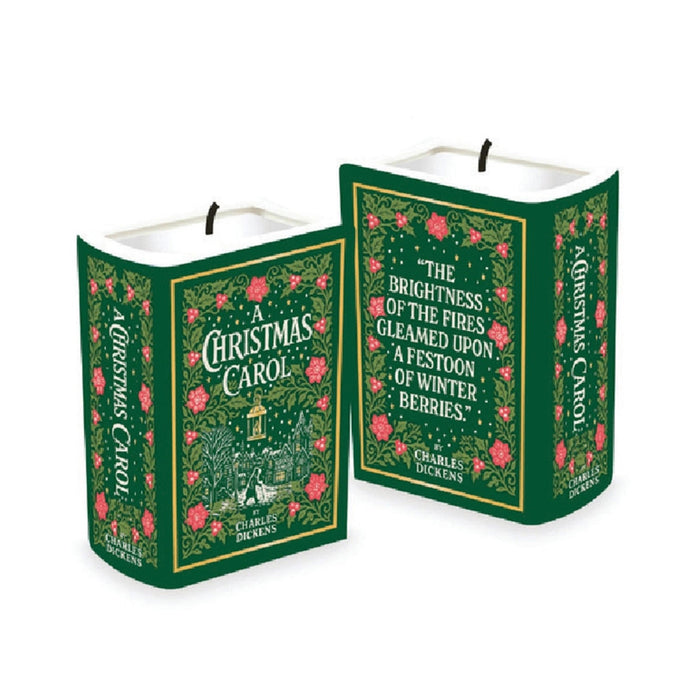 Half Moon Bay A Christmas Carol Book Candle (10cm)
