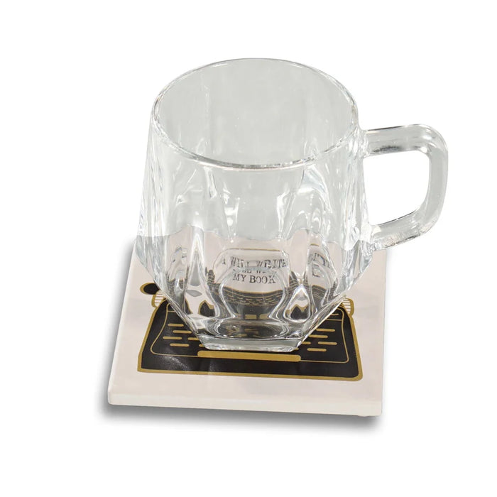 Half Moon Bay Coaster Ceramic Square - Pulteney Press (I Will Write)