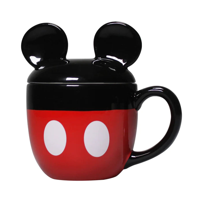 Disney Mickey Mouse Shaped Mug With Lid